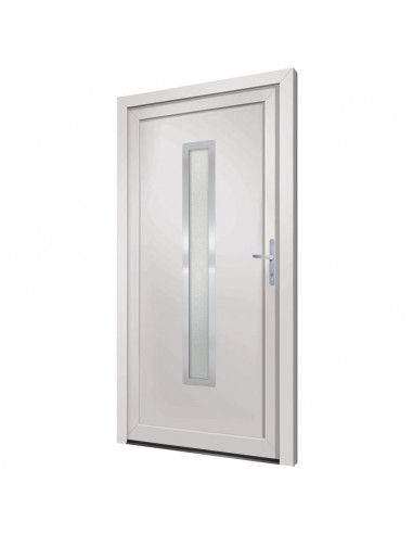 Porta Ingresso Bianca 88x200 cm in PVC