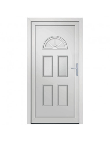 Porta Ingresso Bianca 88x190 cm in PVC