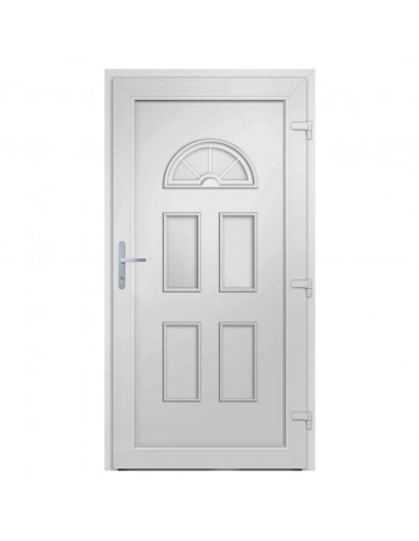 Porta Ingresso Bianca 88x190 cm in PVC