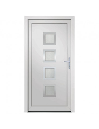 Porta Ingresso Bianca 108x208 cm in PVC