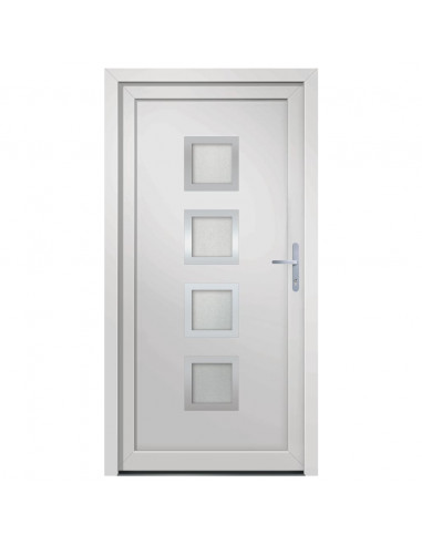 Porta Ingresso Bianca 108x200 cm in PVC