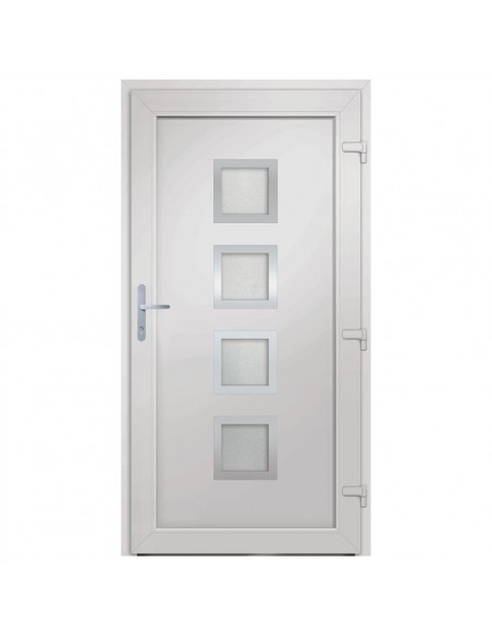 Porta Ingresso Bianca 108x200 cm in PVC