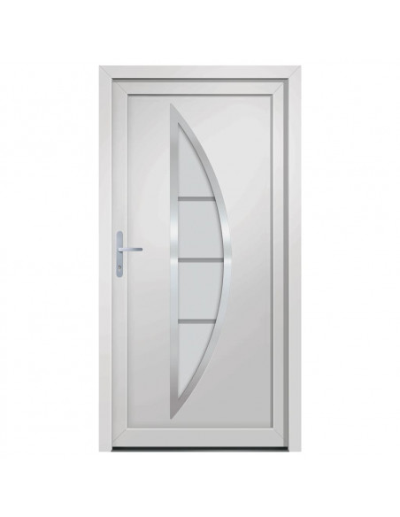 Porta Ingresso Bianca 108x200 cm in PVC