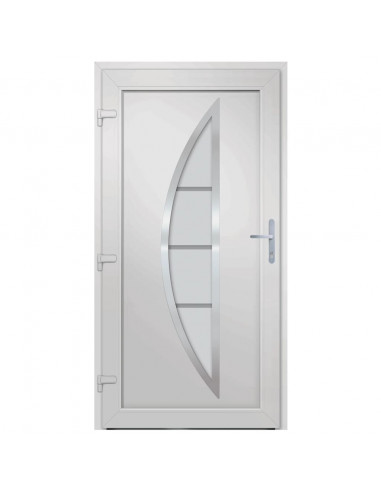 Porta Ingresso Bianca 108x200 cm in PVC