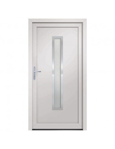 Porta Ingresso Bianca 108x200 cm in PVC