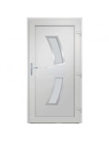 Porta Ingresso Antracite 98x208 cm in PVC