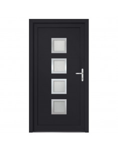 Porta Ingresso Antracite 108x208 cm in PVC 2