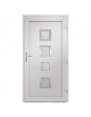 Porta Ingresso Antracite 108x208 cm in PVC