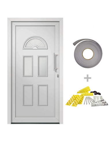 Porta di Ingresso Bianca 88x190 cm