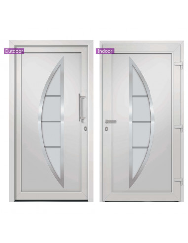 Porta di Ingresso Bianca 108x208 cm