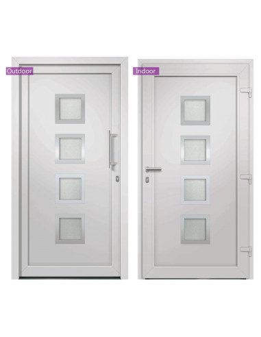 Porta di Ingresso Bianca 108x208 cm