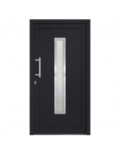 Porta di Ingresso Antracite 108x200 cm 2