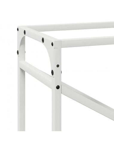 Rastrelliera per Legna da Ardere Bianca 60x25x100 cm
