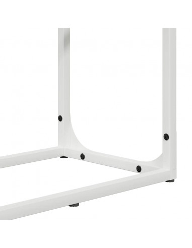 Rastrelliera per Legna da Ardere Bianca 60x25x100 cm