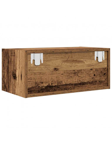 Mobile Porta TV Legno Antico 60x31x25,5 cm Legno Multistrato