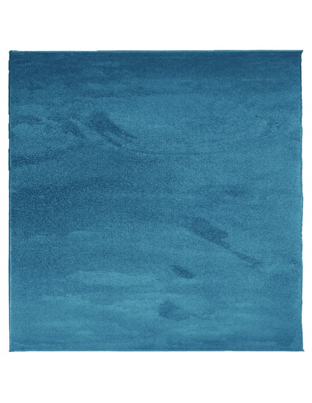 Tappeto OVIEDO a Pelo Corto Turchese 240x240 cm