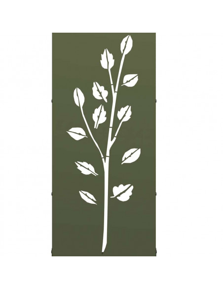 Rastrelliera per Legna da Ardere Verde Oliva 40x30x80 cm