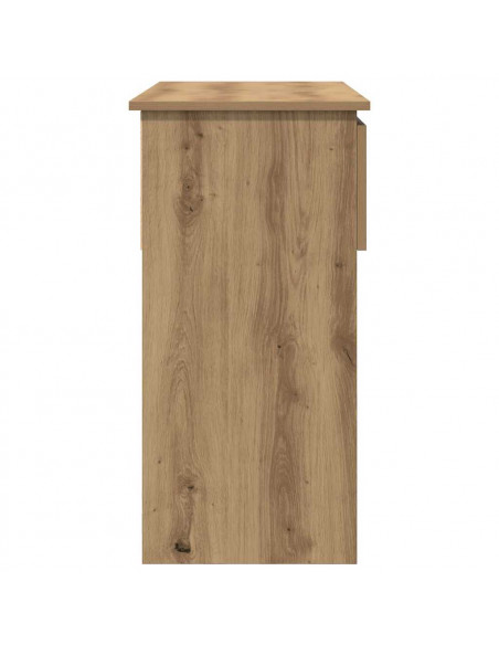 Tavolo Consolle Cassetti Rovere Artigianale 85,5x38,5x74,5 cm