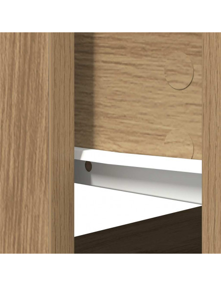 Tavolo Consolle Cassetti Rovere Artigianale 85,5x38,5x74,5 cm