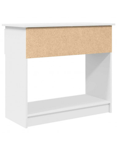 Tavolo Consolle con Cassetti Bianco 85,5x38,5x74,5 cm
