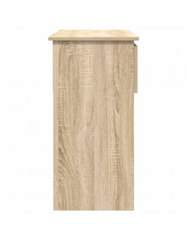 Tavolo Consolle con Cassetti Rovere Sonoma 85,5x38,5x74,5 cm