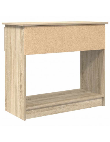Tavolo Consolle con Cassetti Rovere Sonoma 85,5x38,5x74,5 cm