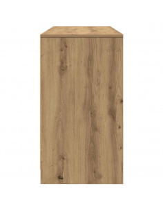 Scrivania Rovere Artigianale 120x42x76 cm in Legno Multistrato 2