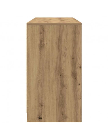 Scrivania Rovere Artigianale 120x42x76 cm in Legno Multistrato