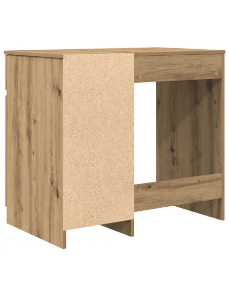 Scrivania Rovere Artigianale 86x49x76 cm in Legno Multistrato