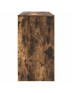 Scrivania Rovere Fumo 120x42x76 cm in Legno Multistrato 2