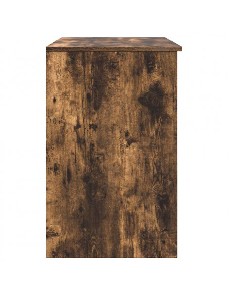 Scrivania Rovere Fumo 86x49x76 cm in Legno Multistrato