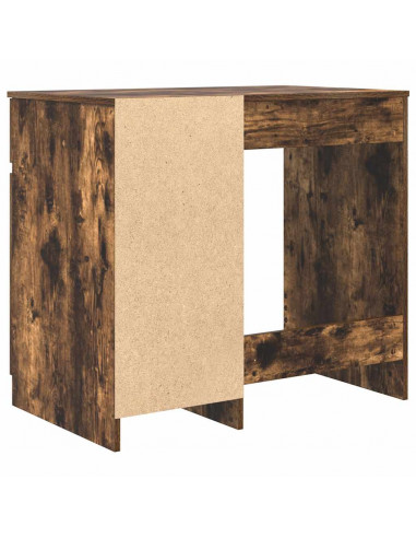 Scrivania Rovere Fumo 86x49x76 cm in Legno Multistrato