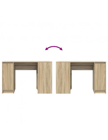 Scrivania Rovere Sonoma 120x42x76 cm in Legno Multistrato