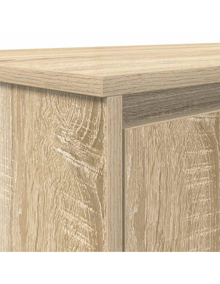 Scrivania Rovere Sonoma 120x42x76 cm in Legno Multistrato