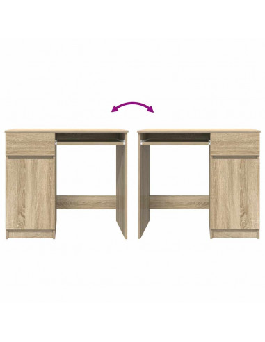 Scrivania Rovere Sonoma 86x49x76 cm in Legno Multistrato