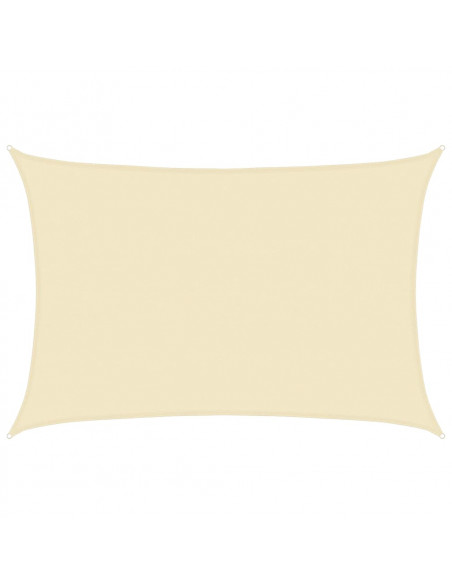 Vela Parasole 160 g/m² Crema 5x7 m in HDPE