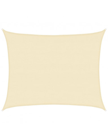 Vela Parasole 160 g/m² Crema 6x8 m in HDPE