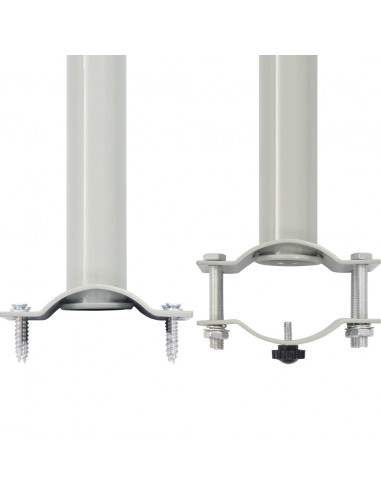 Tenda Laterale Retrattile per Patio 60x300 cm Rossa