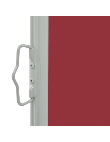 Tenda Laterale Retrattile per Patio 80x300 cm Rosso