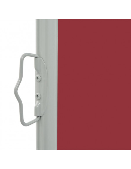 Tenda Laterale Retrattile per Patio 80x300 cm Rosso