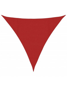 Vela Parasole 160 g/m² Rossa 4,5x4,5x4,5 m in HDPE 2