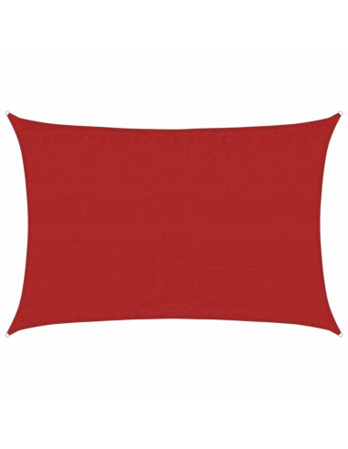 Vela Parasole 160 g/m² Rossa 3,5x4,5 m in HDPE