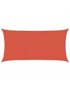 Vela Parasole 160 g/m² Terracotta 2x4 m in HDPE 2
