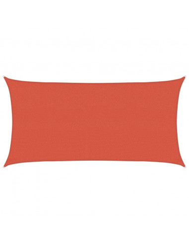 Vela Parasole 160 g/m² Terracotta 2x4 m in HDPE