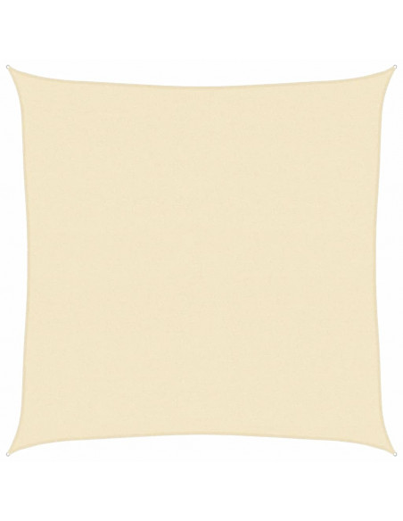 Vela Parasole 160 g/m² Crema 4,5x4,5 m in HDPE