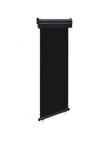 Tendalino Laterale per Balcone 65x250 cm Nero