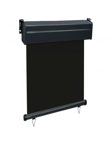 Tendalino Laterale per Balcone 65x250 cm Nero