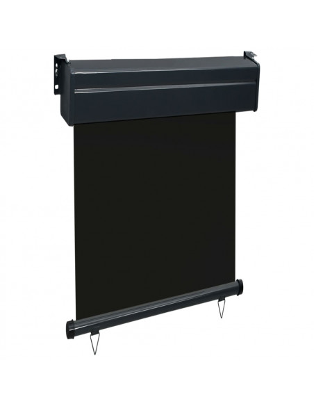 Tendalino Laterale per Balcone 65x250 cm Nero