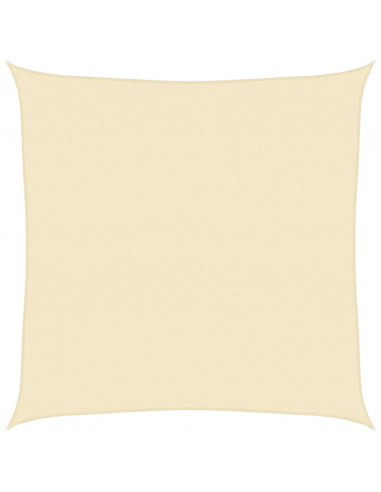 Vela Parasole 160 g/m² Crema 6x6 m in HDPE