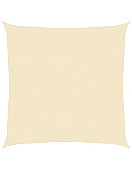 Vela Parasole 160 g/m² Crema 6x6 m in HDPE